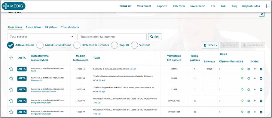Mediq Aitta websovellusohje 2023