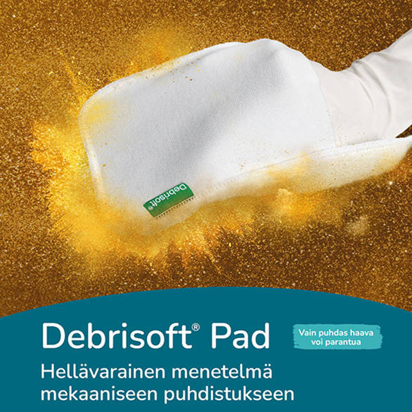 Lohmann & Rauscherilta Debrisoft Pad haavanpuhdistukseen