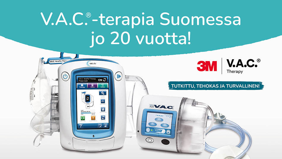 Haavan alipainehoito Suomessa 20-vuotta
